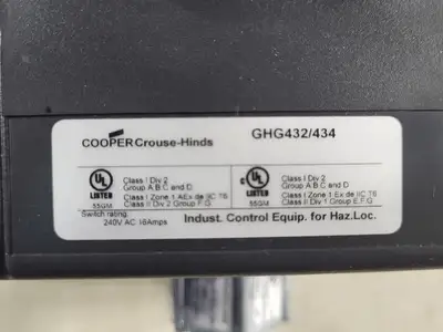 New | in-Stock CROUSE-HINDS GHG432 DRT01501 Switchgears British Columbia CA | Lenmark #240927