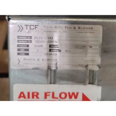 NEW TWIN CITY FAN EPLFN-165MK2