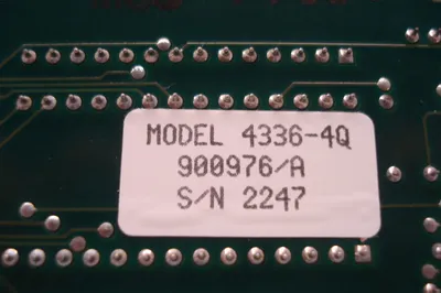USED TECHNOLOGY 80 MODEL 4336-4Q BOARD 43364Q