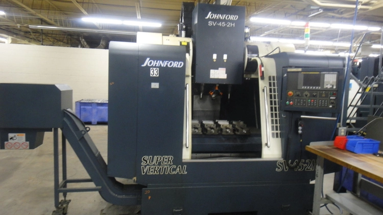 Used 2005 JOHNFORD SV-45-2H Universal Machining Centers Vermont US | Two Spade Machinery LLC #506916