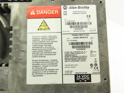 Allen Bradley 2711P-B7C4D8 PanelView Plus 700 Graphic Terminal Touch Screen 24V