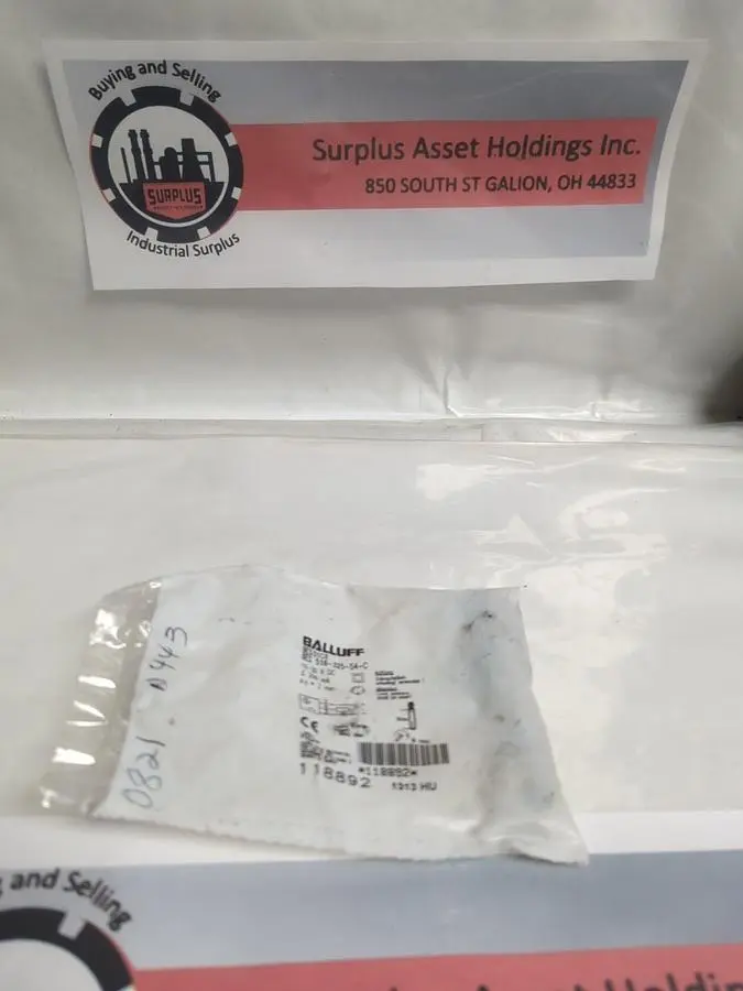 New | in-Stock BALLUFF BES01C8 Relays & Switches | Surplus Asset Holdings #1205724
