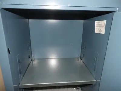 Used Jamco Used JAMCO CL12 Corrosive Safety Cabinet 23 Inch Width x 35 Inch Height with Key Hazardous Storage Units Illinois US | Falcon Restaurant Supply #1376586