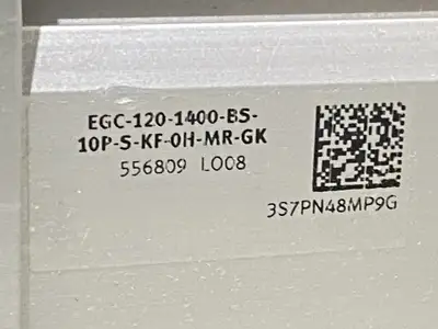 USED FESTO BALL SCREW AXIS ACTUATOR 1400MM STROKE