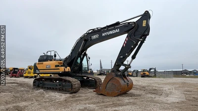 Used 2024 HYUNDAI HX520AL Crawler Excavators Texas US | National Equipment Dealers #1422348