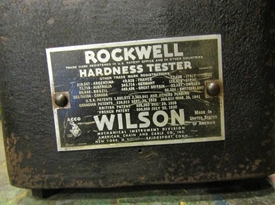 Used _UNKNOWN_ _UNKNOWN_ Hardness Testers New Jersey US | National Machinery Exchange #1500516