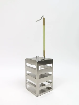 USED Stainless Cryogenic Freezer Inventory Rack
