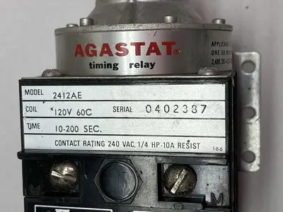 Used AGASTAT 2412AE Miscellaneous Equipment (Electrical & Power) | Surplus Asset Holdings #1199101