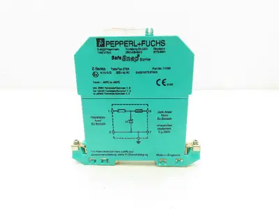 Pepperl+Fuchs Z728 Safe Snap Zener Barrier 28VDC 93mA 1 Channel Lot Of 5