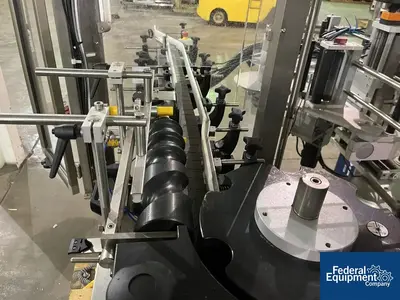 USED Quadrel Quadrel Wrap Around Labeler, Model Rotary