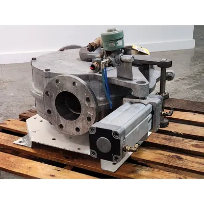 Used Reimelt GmbH 4" Single-channel Stainless Steel Tunnel Diverter Valve