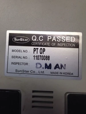 Sunstar Nähen PT Op Sps / E-Series Maschine Regler Monitor Garantie
