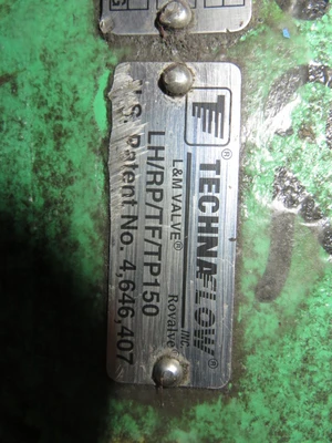 10" 150# L&amp;M Knife Gate Valve Hand Wheel Gear Operated