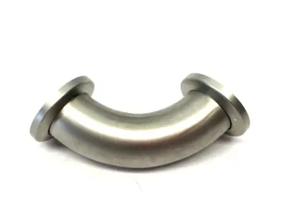 USED AGILENT STAINLESS STEEL 90-DEGREE ELBOW FITTING NW16 1.5" CLEARANCE