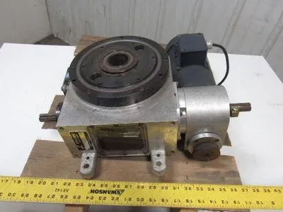 Stelron RD-1-2P-320-RH-LK-M Rotary Indexer 2 Position 270 Degree, Marathon Motor