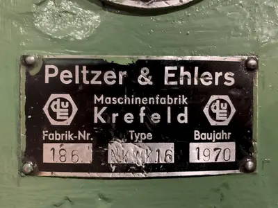 USED 1970 PELTZER & EHLERS NKW-16