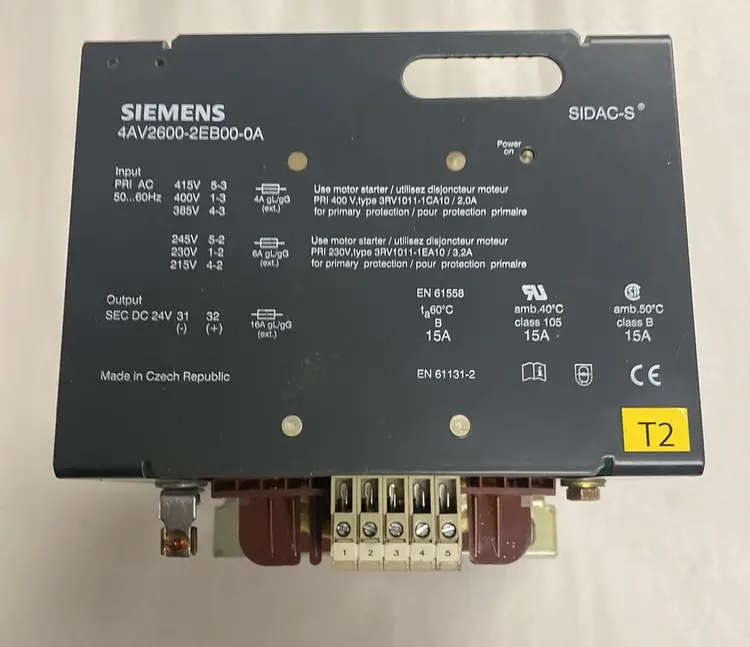 Used SIEMENS 4AV2600-2EB00-0A Miscellaneous Equipment (Electrical & Power) Ohio US | Surplus Asset Holdings #1209041