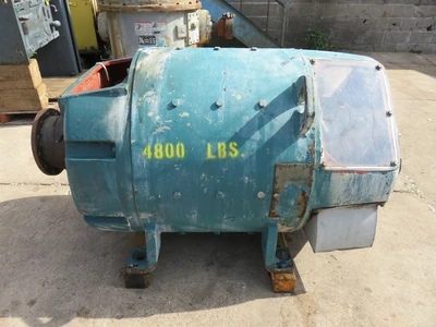 400 hp General Electric DC Motor 645 Amps 1150 rpm