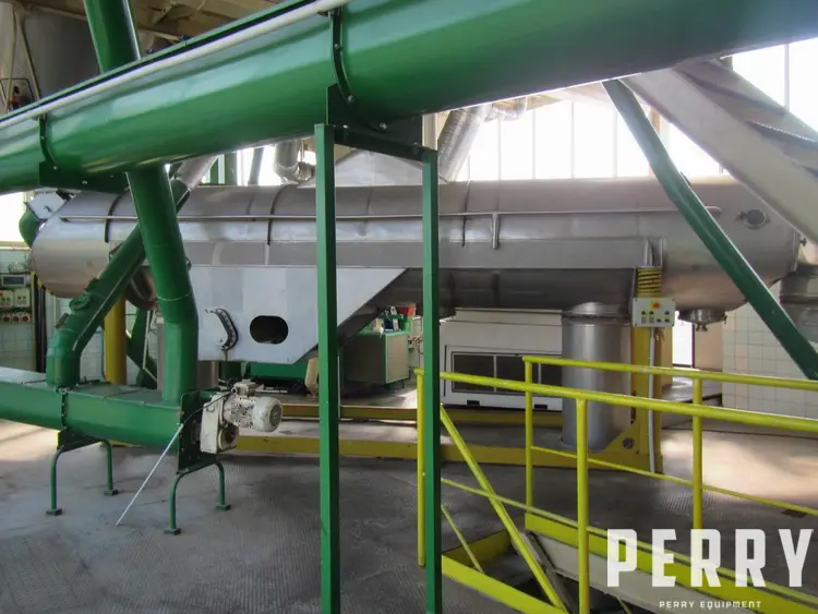 NIRO 47" Wide X 22' Long Dryer Fluid Bed Continuous | Perry Equipment