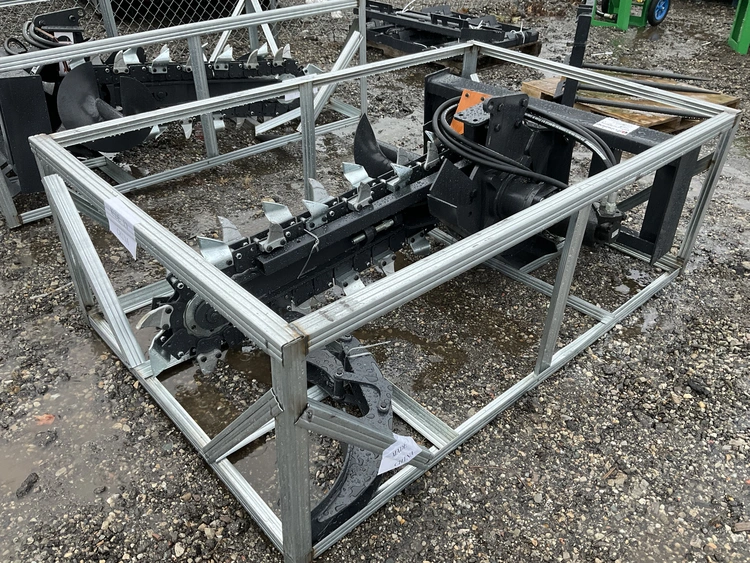 Used JCT SKID STEER TRENCHER W/48” ARM Walk-Behind Trenchers Michigan US | Miedema Asset Management Group #1329009