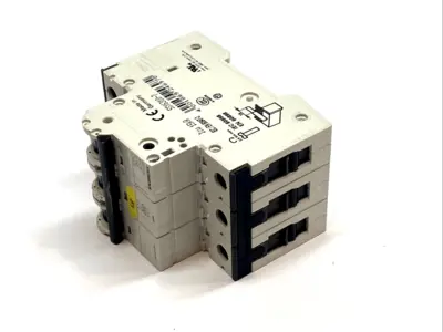 USED SIEMENS SENTRON 3‑POLE C10 10A 400V 6KA MINIATURE CIRCUIT BREAKER