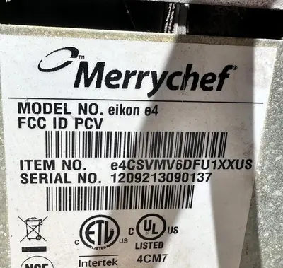 USED MERRYCHEF EIKON 4