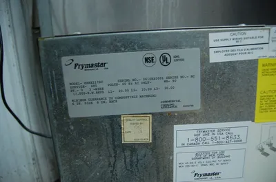 USED Frymaster FPRE117SC