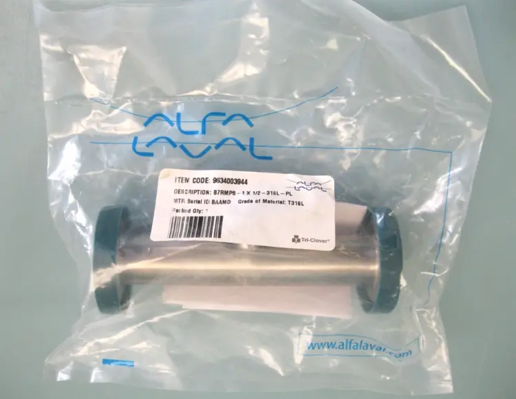 New | in-Stock Alfa-Laval B7RMPS-1 1/2X1/2-316L-PM Valves/Fittings New Hampshire US | Bitter End Trading #1128078