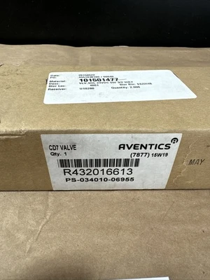 New | in-Stock Aventics R432016613 Valves/Fittings Indiana US | J&J Industrial Supply #1252306