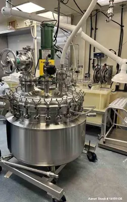 Used Northland Stainless 100 Gallon Hastelloy C-276 Reactor – 100 PSI, Jacketed, Caster Mounted, 2006