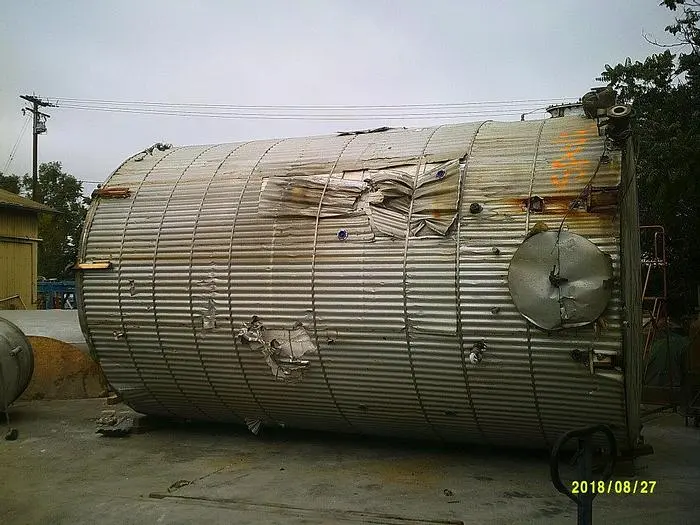 Tank, 11,500 Gallon, S/st, Jkt, Insul, 10'6" x 18', DT/FB #S741891