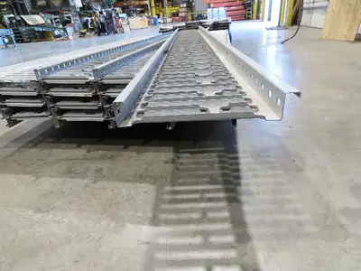 Interlake 9"x 8' Galvanized Steel Pallet Racking Deck 96"D Rack  Lot of 40pcs