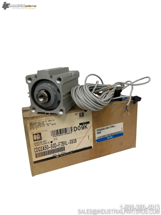 New | in-Stock SMC CDQ2A50-50D-F7BVL-X838 Parts (Hydraulics and Pneumatics) Kentucky US | Industrial Parts R Us Inc. #936832