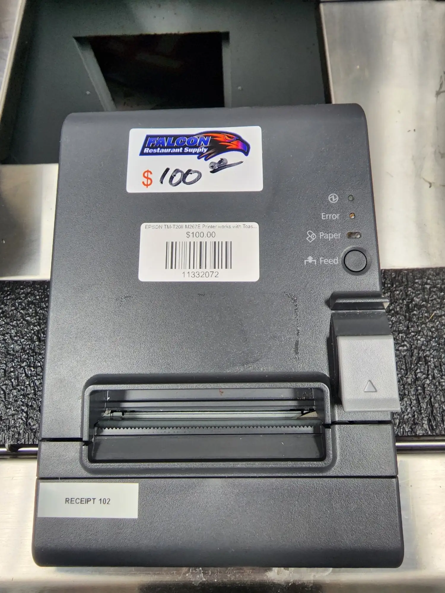 Used EPSON Used EPSON TM-T20II M267D Printer works with Toast POS Thermal Printers Illinois US | Falcon Restaurant Supply #1376701