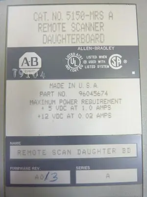 USED ALLEN BRADLEY 5150-MRS A