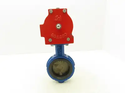 ABZ 3" Wafer Butterfly Valve w/Pneumatic Actuator 80DA SR Spring Return
