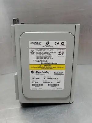 Used Allen-Bradley 1783-MS06T Ser A Stratix 8000 Ethernet Switch Unit Network Switches South Carolina US | Palmetto Automation #1505576