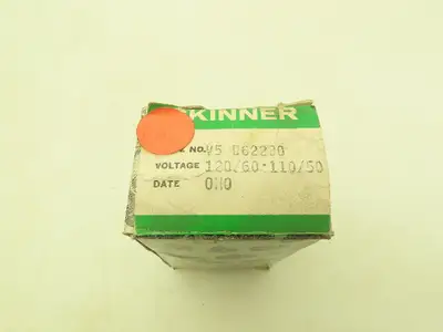 Honeywell Skinner V5D62280 Solenoid Valve 2-Way NC 1000 PSI 120V Coil 1/8" NPT