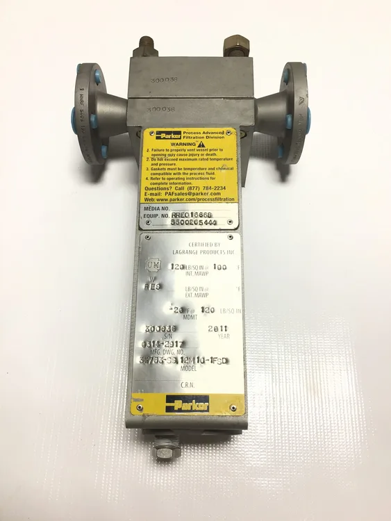 Used Parker 33753-SS 12M10-1FSD Cartridge Filters Pennsylvania US | Moses B Glick #1013371