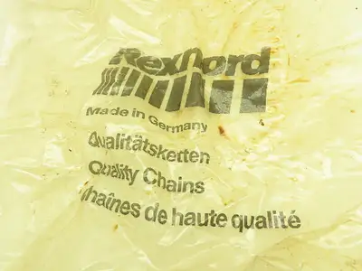 Rexnord 10B-1 Single Strand Steel #50 Riveted Roller Chain 5/8" Pitch 10'