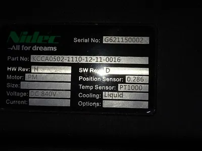 Used NIDEC KCCA0502111012110016 Power Inverters | HGR 24 #748052