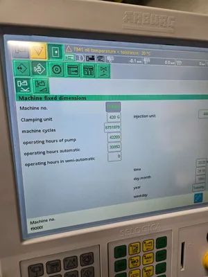 2007 ARBURG 470C-1500-400 Injection Molding Horizontal/Vertical | Machinery Network (2)