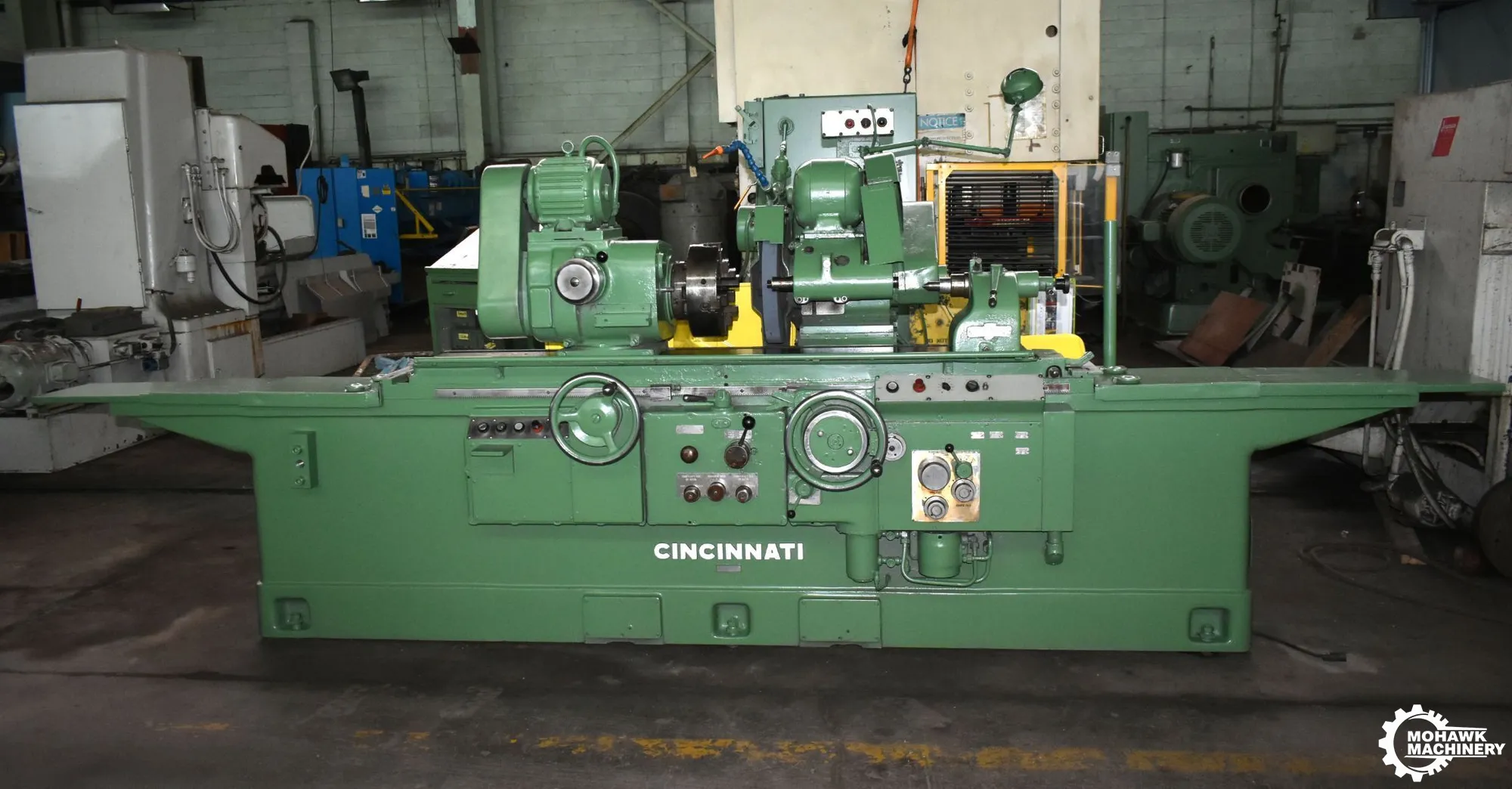 14" X 48" CINCINNATI-MILACRON UNIVERSAL CYLINDRICAL GRINDER W/SWING-DOWN INTERNAL GRINDING SPINDLE