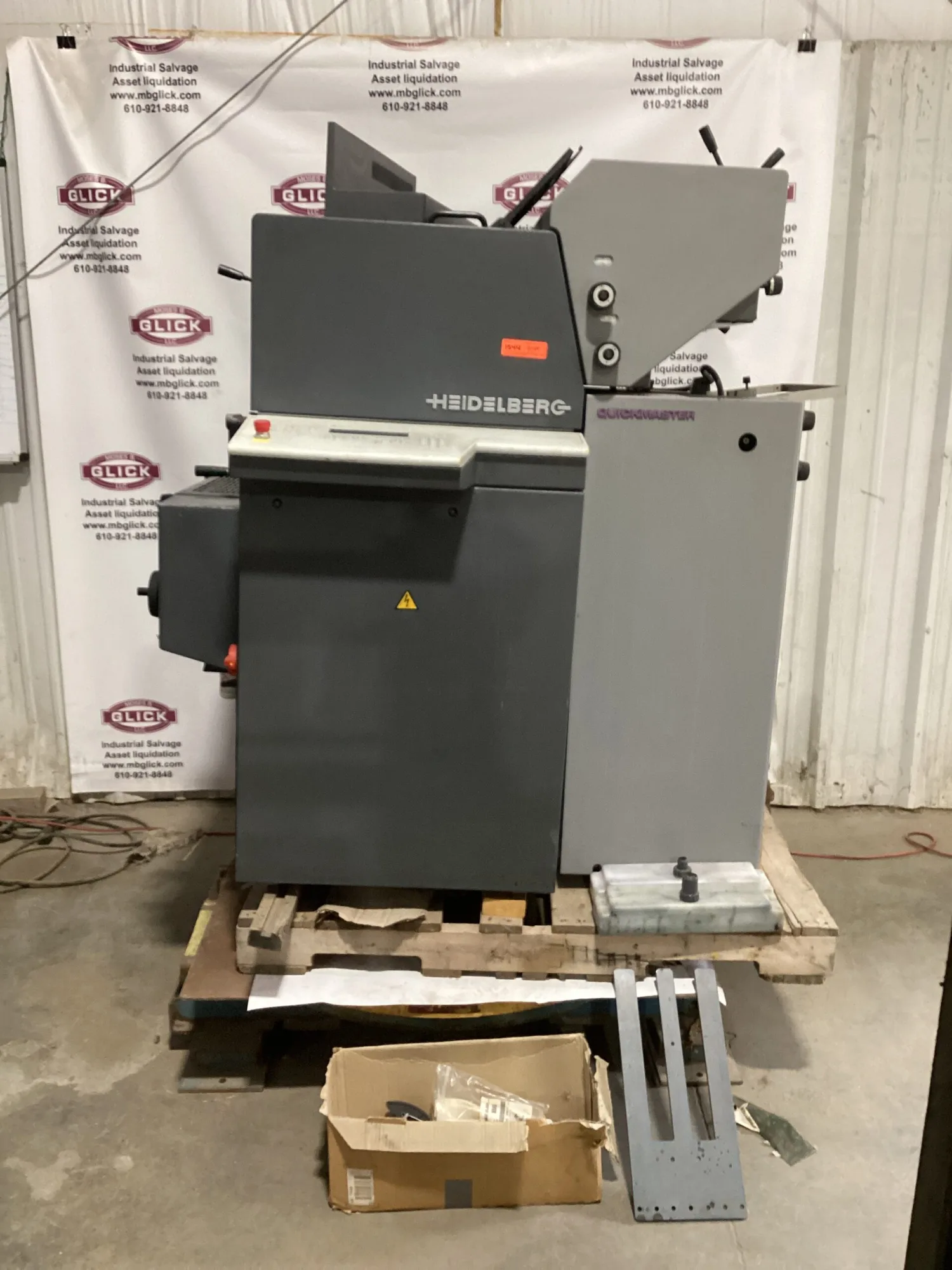 Heidelberg Quickmaster One Color Printing Press w/ Spare Parts 230V 1PH