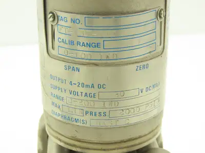Gould PD3000-200-32-21-XX-XX Electronic Pressure Transmitter 30VDC 0-2000PSI XP