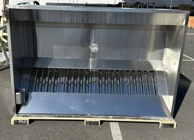 171-0043 6’ Commercial Hood and Exhaust Fan
