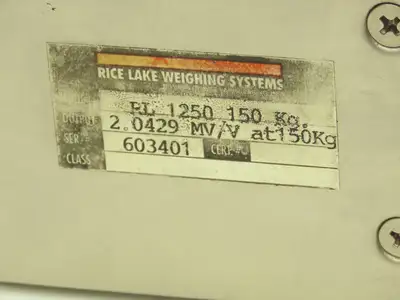 Rice Lake Weighing RL1250-150kg Stainless Steel Load Cell Sensor Lot of 2