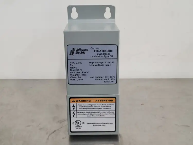 New | in-Stock JEFFERSON ELECTRIC 416-1100-000 Transformers British Columbia CA | Lenmark #264734