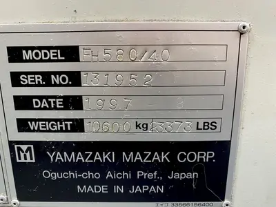 USED MAZAK FH-580/40