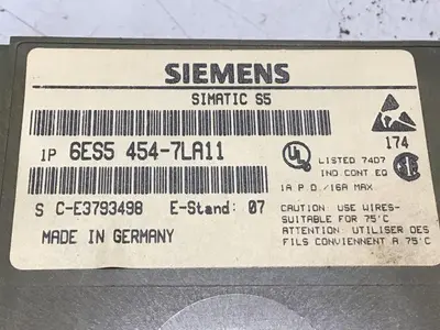 USED SIEMENS 6ES5 454-7LA11